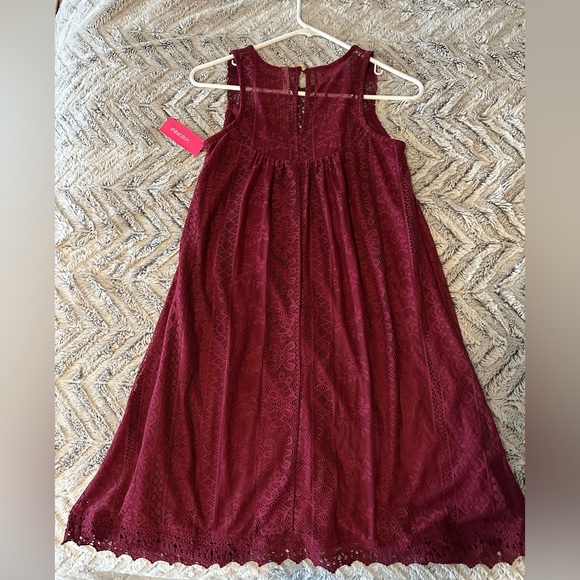 Maroon beach dress - Picture 3 of 4